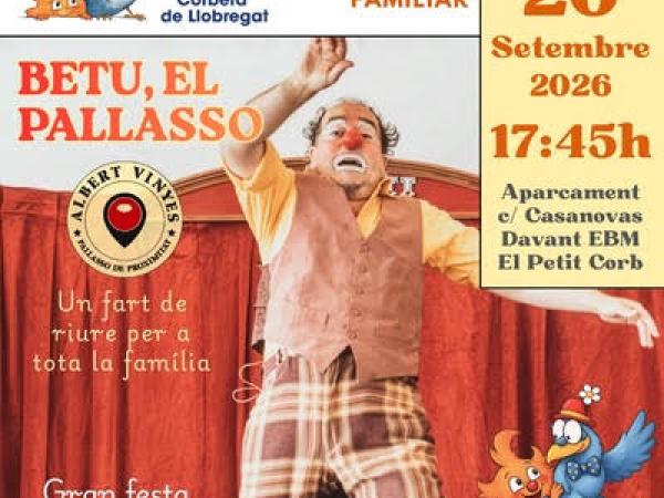 Festa d'Inici de Temporada de La Xarxa amb Betu, el pallasso