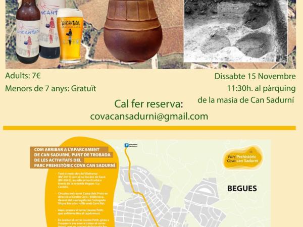 Visita Cova de Can Sadurní (Begues). La cervesa més antiga d'Europa