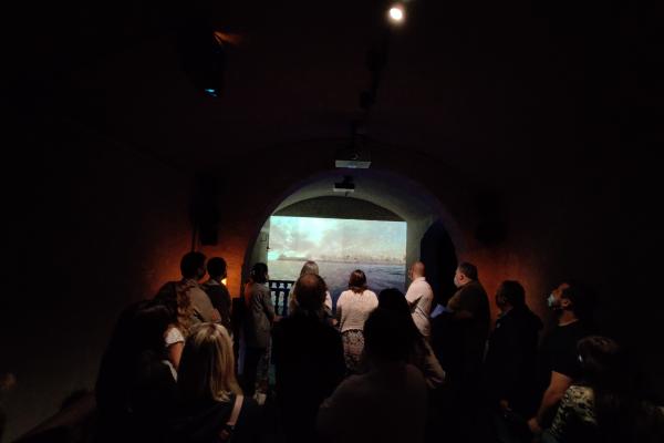 Els Punts d'Informació del Baix Llobregat visiten el Castell de Castelldefels i Piratia