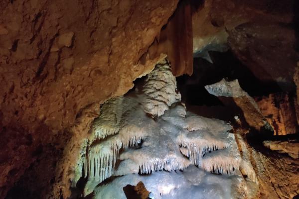 Els Punts d'Informació del Baix Llobregat visiten les Coves del Salnitre a Collbató