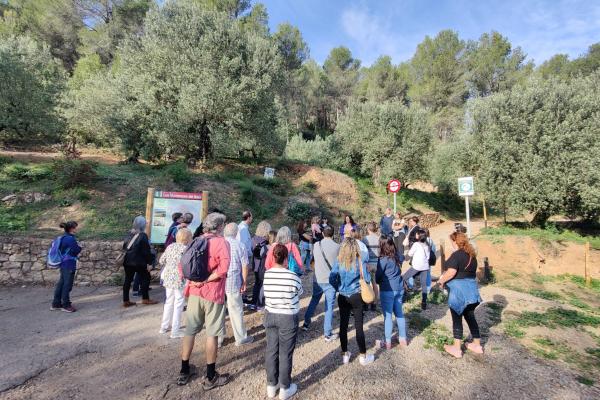 Els Punts d'Informació del Baix Llobregat visiten el Celler i Museu del Vi i del Cava Ramon Canals i el Balcó de Montserrat de Castellví de Rosanes