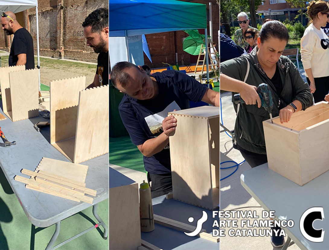 Taller de construcció de "Cajón Flamenco"