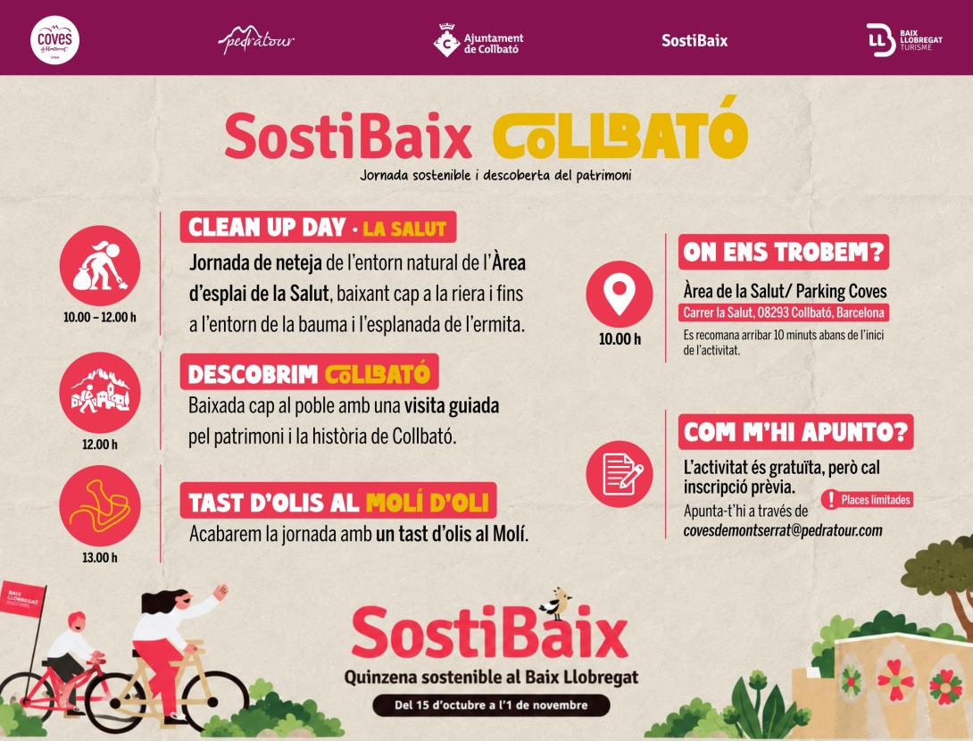 Clean up day a Collbató amb visita i tast d'oli