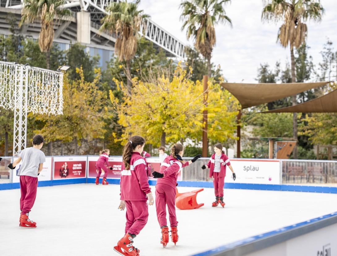 Pista de patinatge solidària de Splau i Tots Som de Cor