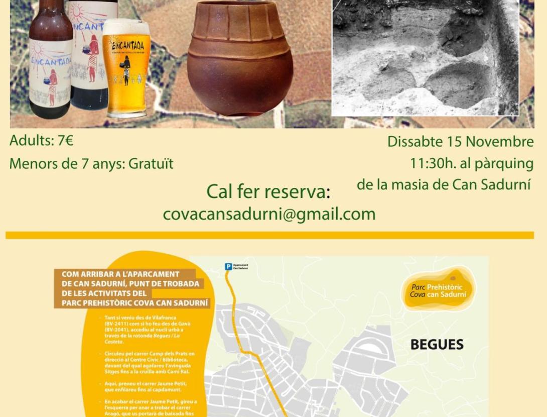 Visita Cova de Can Sadurní (Begues). La cervesa més antiga d'Europa