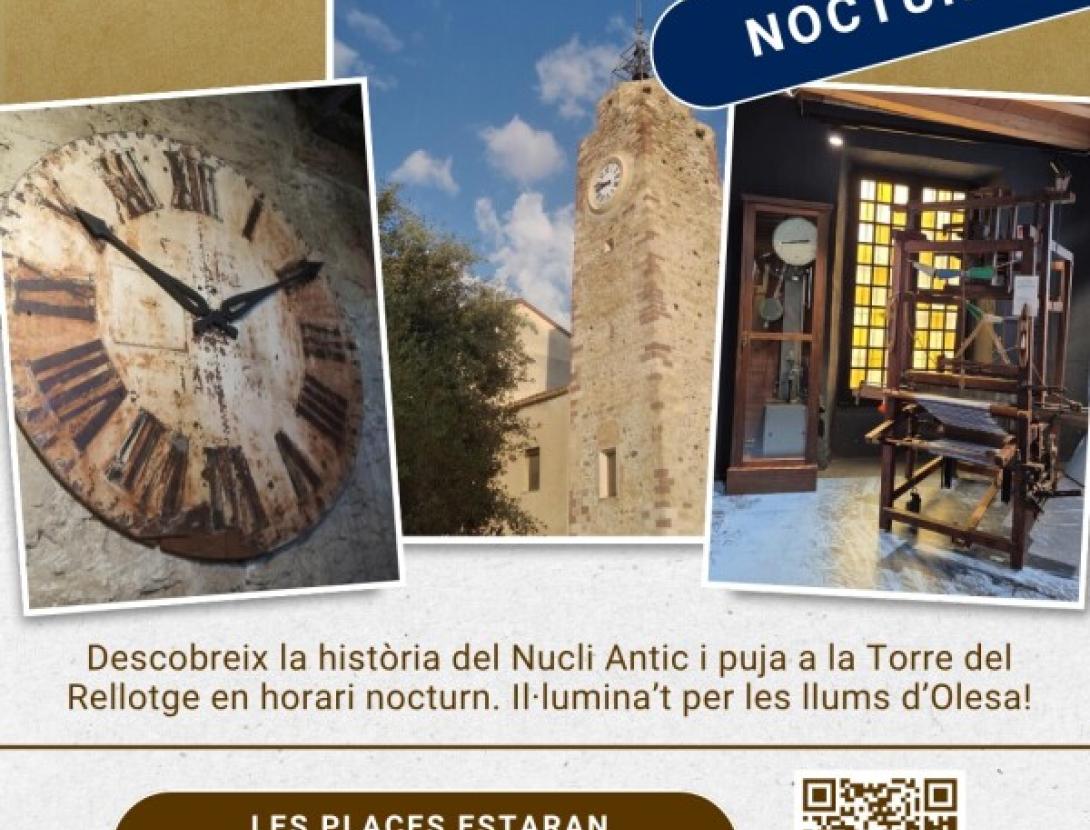 Visita guiada nocturna: Nucli Antic i Torre del Rellotge