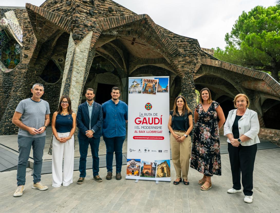Presentació de La Ruta de Gaudí i el modernisme al Baix Llobregat