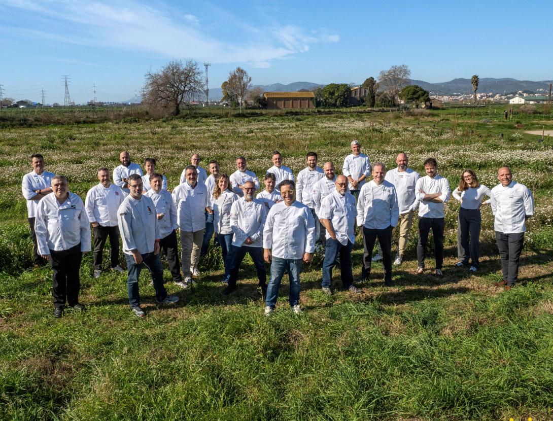 Visita de Sabors de l’Horta a Can Comas per posar en valor el futur del sector agrari